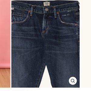 Citizens of Humanity Elsa Mid Rise Slim Fit Crop